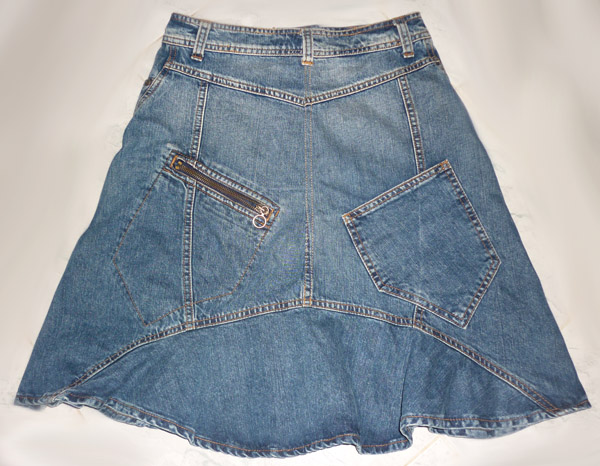 #1กระโปรงยีนส์ทรงย้วย Made in ITALY 27.5-40-20.5