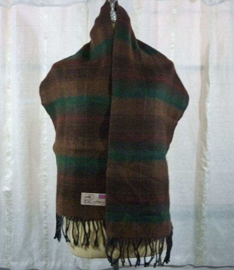 ผ้าพันคอ 100% wool -10 เอาอยู่ สวยมาก /ของใหม่/