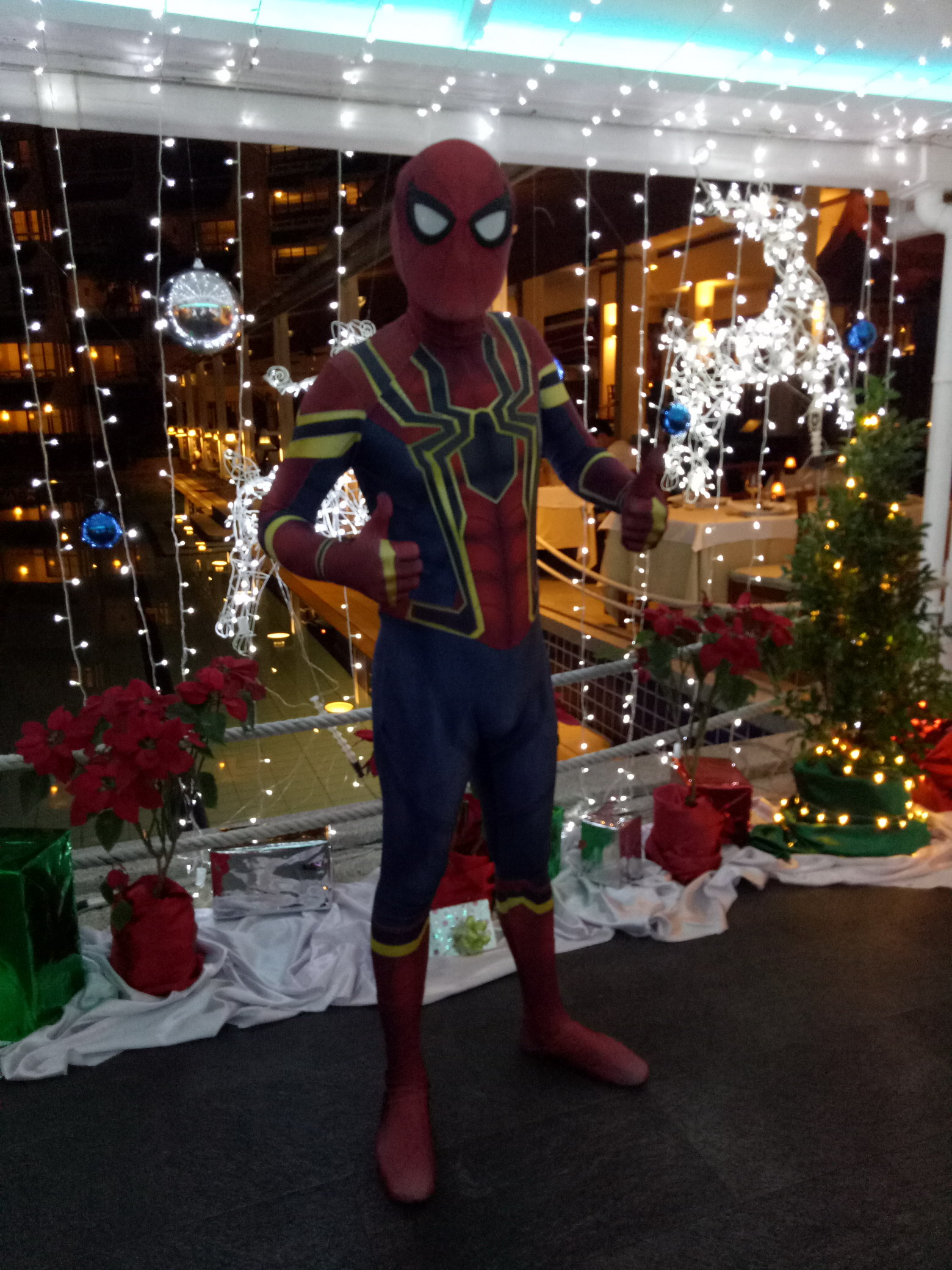 คอสเพลย์ การแสดง โชว์ Show Event อีเว้นท์ งานเลี้ยงสังสรรค์ งานวันเกิด Spider Man Merry Christmas Days 25/12/2560