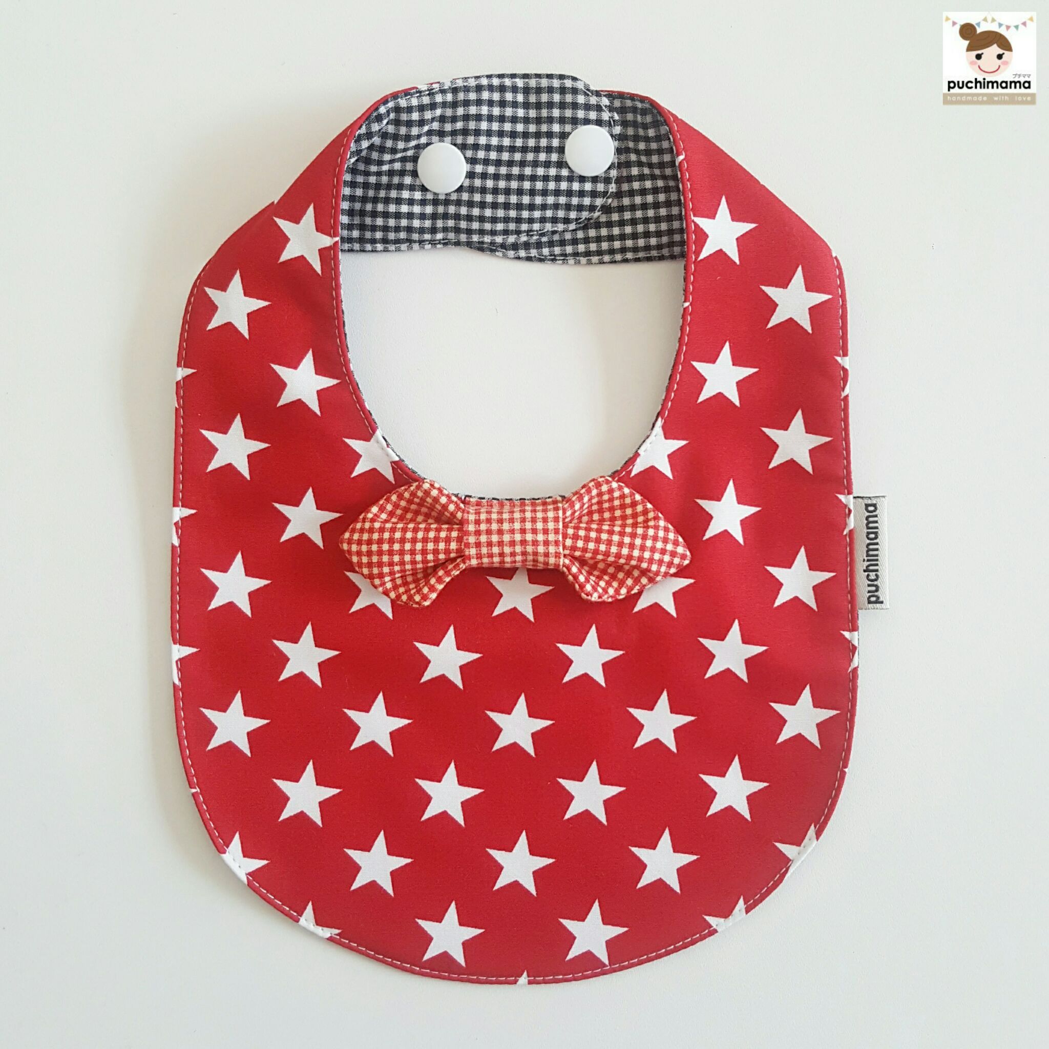 Puchimama "Bow Tie" Bib