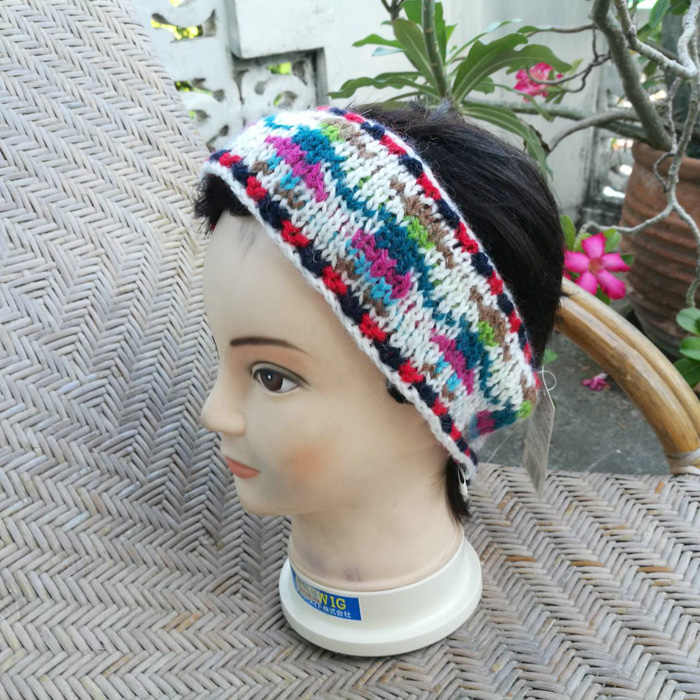 ที่คาดผม ผ้าคาดผม ไหมพรม TITICACA