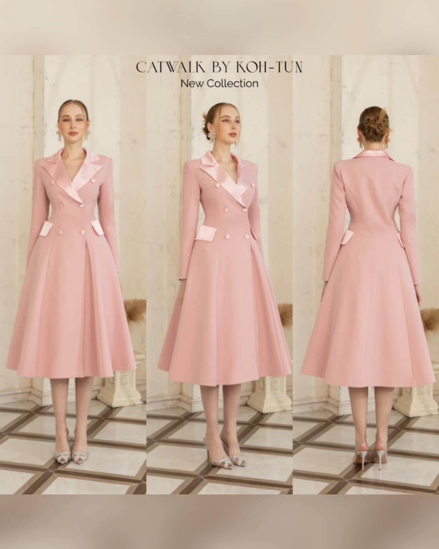 เดรสปกเลื่อมกระโปรงบาน+กระโปรงสุ่ม งาน ผ้าเนื้อดี ผ้าสวยสุดๆ : สินค้าคุณภาพ (พร้อมส่ง)