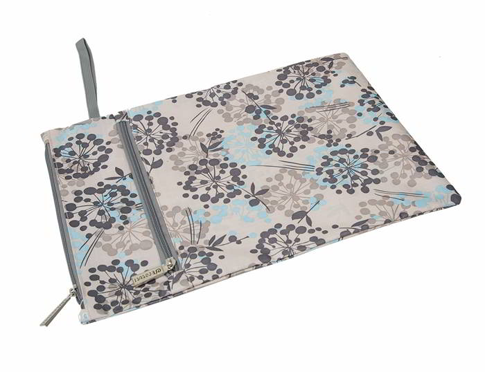 Ecosusi กระเป๋าคุณแม่ กระเป๋าสัมภาระคุณแม่ กระเป๋าแม่ลูกอ่อน แขวนรถเข็นเด็กได้ หิ้ว หรือสะพายไหล่ได้ (Grey)