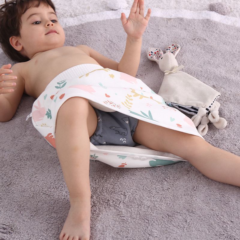 NanaBaby กระโปรงกันฉี่ l กระโปรงรองฉี่ กางเกงกันฉี่ กระโปรงกันเปื้อน ผ้ากันเปื้อนกันเด็กฉี่รดที่นอนแบบสวม