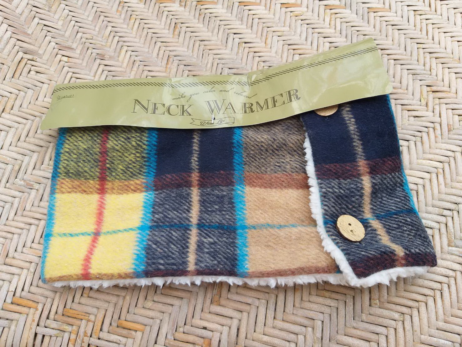 ปลอกคอกันหนาว Neck warmer ผ้าขนหนานุ่ม อุ่นมาก