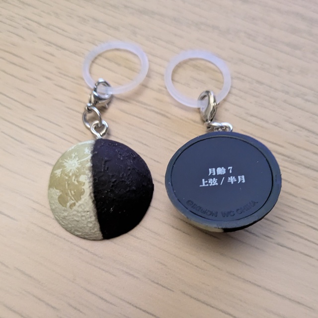 กาชาปองมาสคอทดวงจันทร์ STC Moon Phase Glow-in-the-Dark Sign Mascot