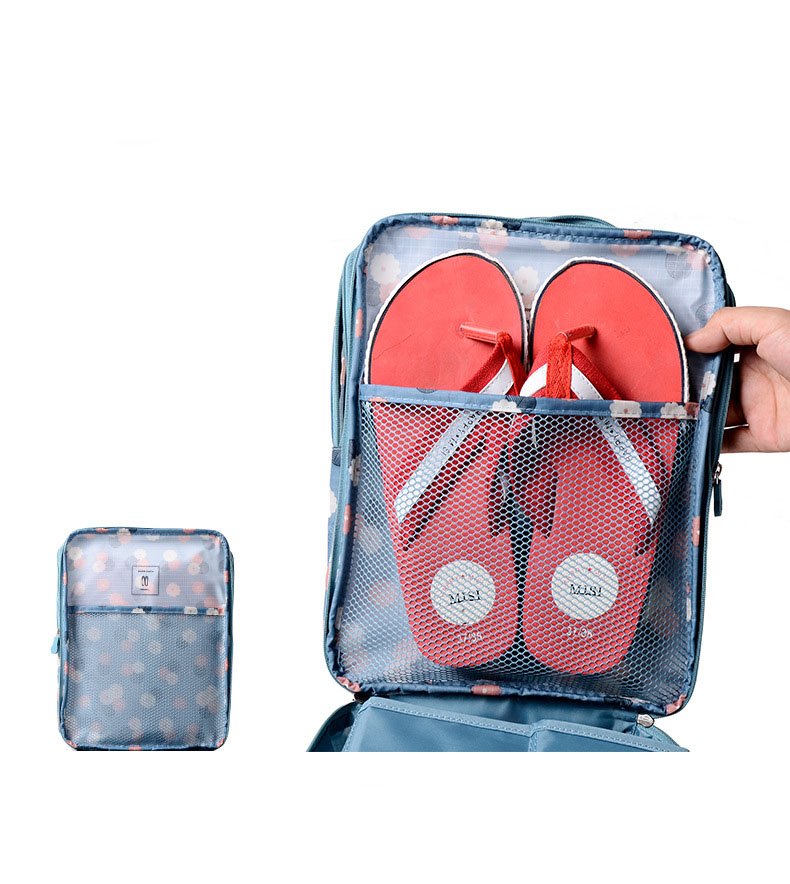 DINIWELL กระเป๋าใส่รองเท้าสำหรับเดินทาง หรือเล่นกีฬา ผลิตจากโพลีเอสเตอร์คุณภาพดี กันน้ำ มี 5 สี 5 ลายให้เลือก