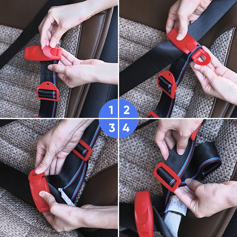 ที่ปรับระดับเข็มขัดนิรภัยสำหรับเด็ก เข็มขัดนิรภัยสำหรับเด็ก