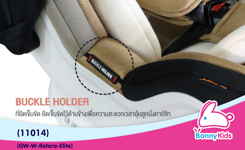 (11014) GLOWY-W Rotera 360° Carseat คาร์ซีทสำหรับเด็กเล็ก ตั้งแต่แรกเกิด จนถึงน้ำหนัก 18 kg. (สี Elite)