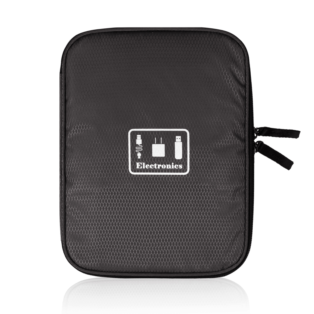 Bagsmart กระเป๋าจัดระเบียบเดินทาง 4 ใบ กันน้ำ พกพาสะดวก ใส่เสื้อผ้า, อุปกรณ์ไอที, อุปกรณ์น้ำ และรองเท้า (Black)