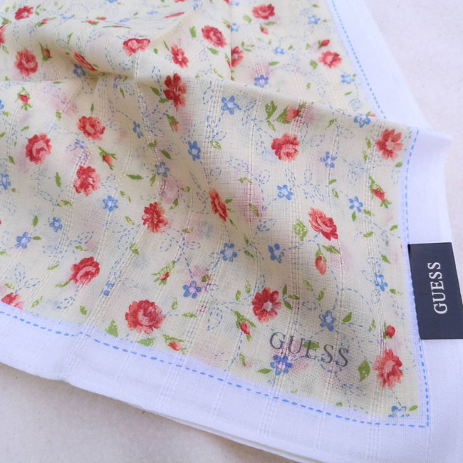 ผ้าเช็ดหน้าแบรนด์เนม GUESS