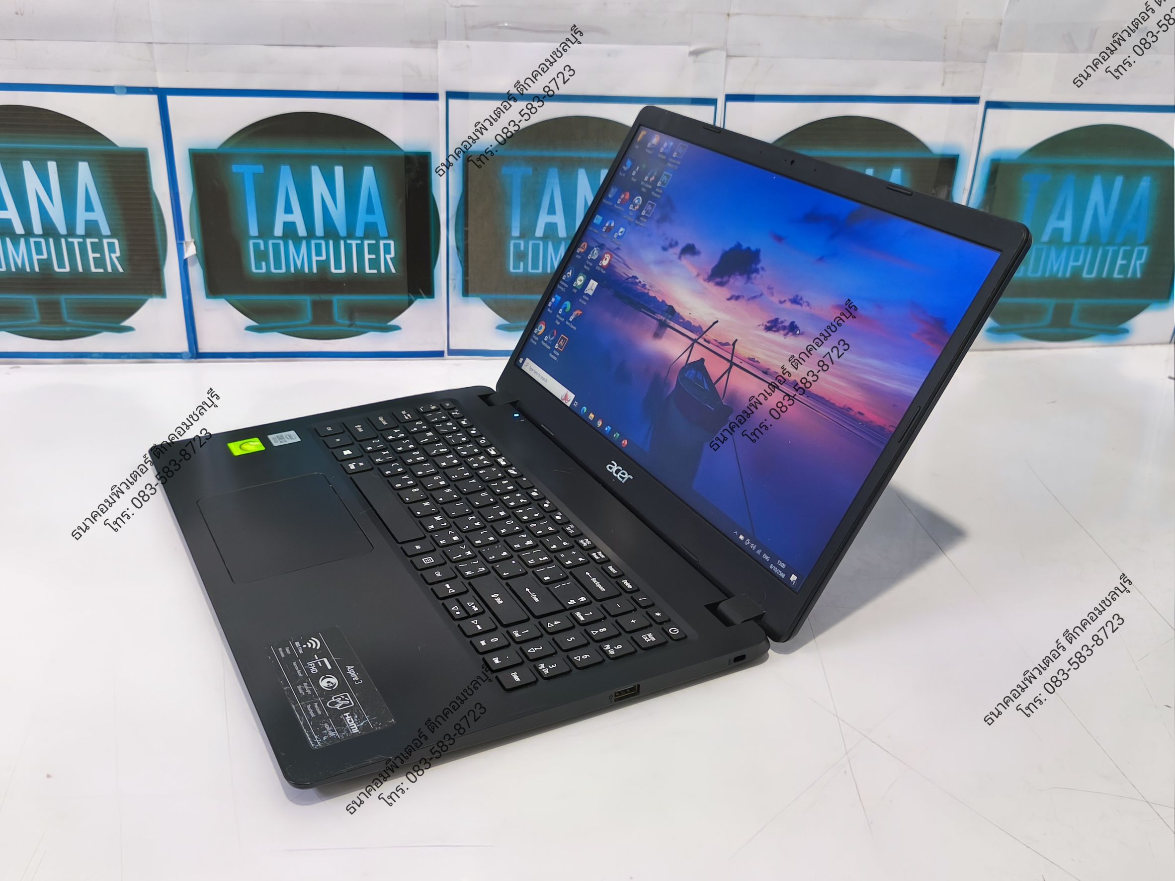 โน๊ตบุคทำงานมือสอง Acer Intel I3-1005G1 Ram12GB SSD500GB