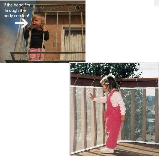 NanaBaby ตาข่ายระเบียง ที่กันตกระเบียง Balcony Safety Net ขนาด 3 เมตร