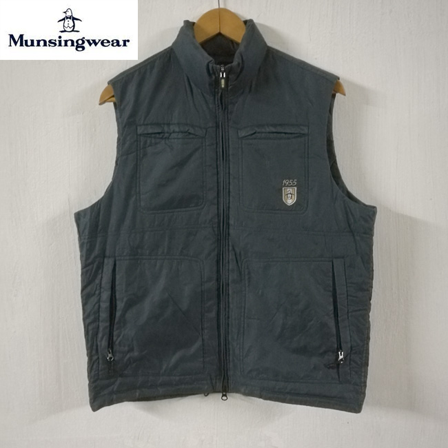 เสื้อกั๊กขนเป็ด Munsingwear อก46 กระเป๋าเยอะ