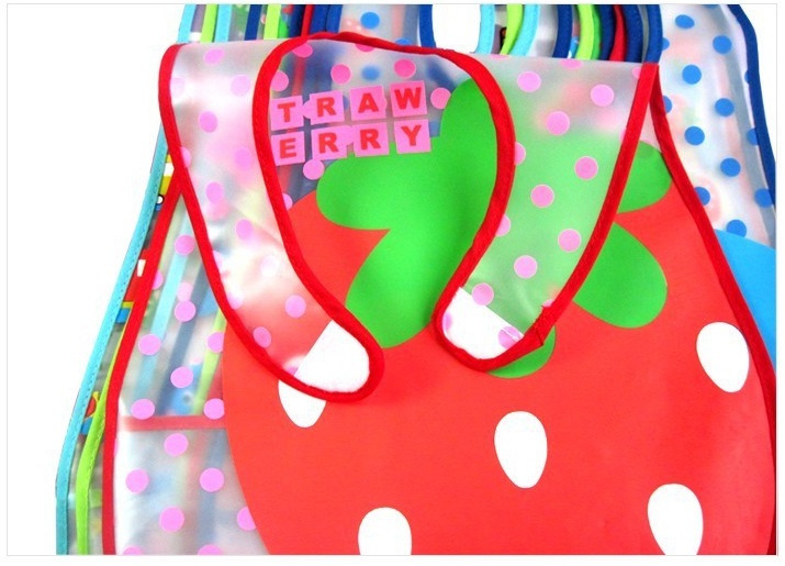 NanaBaby ผ้ากันเปื้อนกินข้าว กันน้ำ PEVA สำหรับเด็กเล็ก 0-3 ขวบ มีช่องรองเศษอาหาร