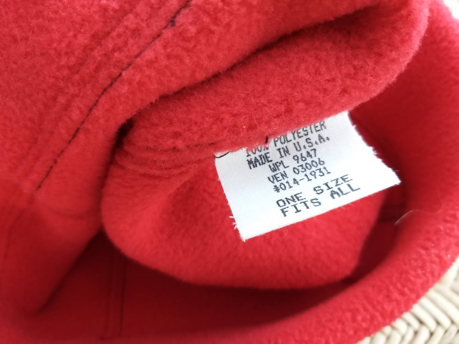 หมวกผ้าฟลีซหนา Eddie Bauer Made in U.S.A.