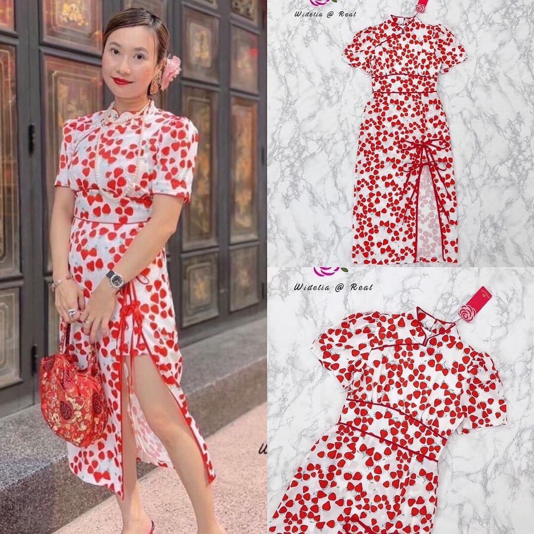 Dress เดรสกี่เพ้าแสนสวย คุณขาใครไวใครได้ รุ่นนี้คือปังมาก เนื้อผ้า โครตดีขอบอก สินค้าคุณภาพ (พร้อมส่ง)