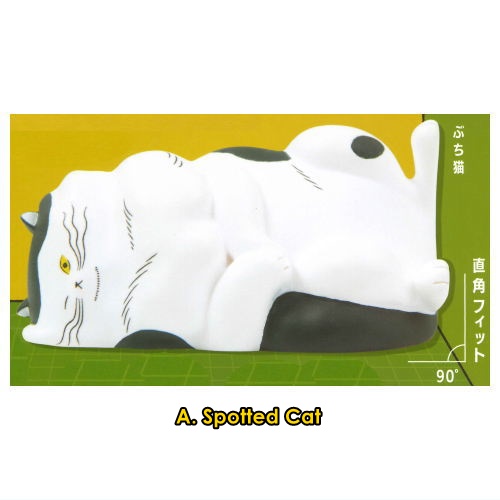 กาชาปองมาสคอทน้องแมว Right-Angled Cat Mascot Figure