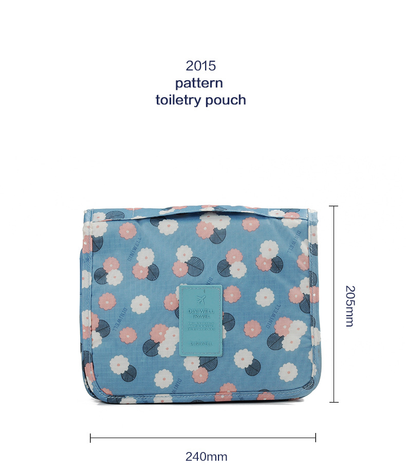 DINIWELL กระเป๋าใส่อุปกรณ์อาบน้ำ แขวนได้ สำหรับเดินทาง ท่องเที่ยว พกพาสะดวก ผลิตจากโพลีเอสเตอร์คุณภาพสูง