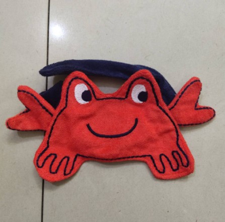 NanaBaby ผ้ากันเปื้อนเด็ก ผ้าซับน้ำลายเด็ก เนื้อผ้าขนหนู ปักลายการ์ตูนน่ารัก สุดพรีเมี่ยม