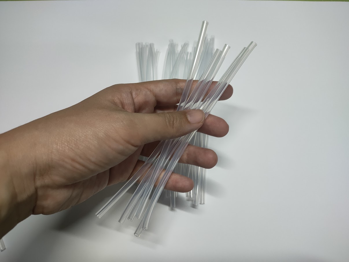 หลอดหัดดูดเด็ก หลอดหัดดื่ม หลอดดูดเด็กซิลิโคนนุ่มนิ่ม สำหรับเด็กหัดดูด NanaBaby ทนความร้อน BPA-Free