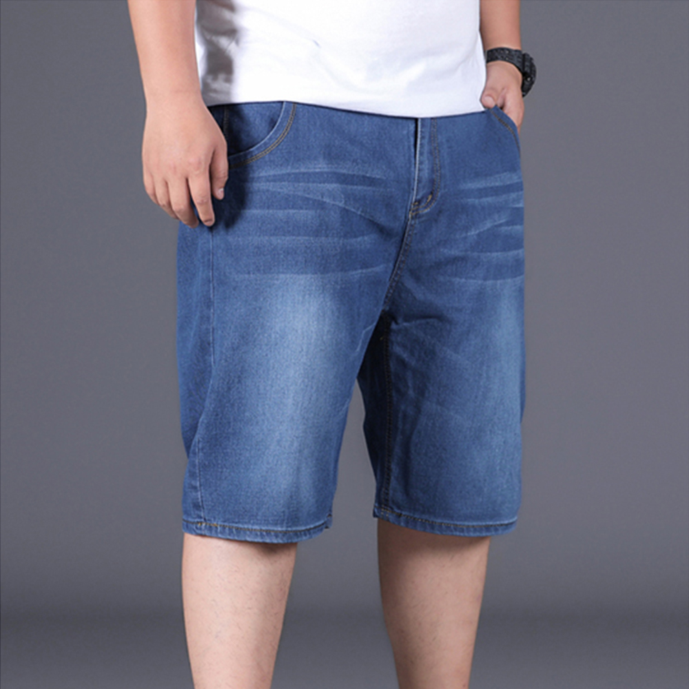 กางเกงยีนส์ผู้ชาย เอว 40-42 นิ้ว ยีนส์ขาสั้น ผู้ชายอวบ FF0314