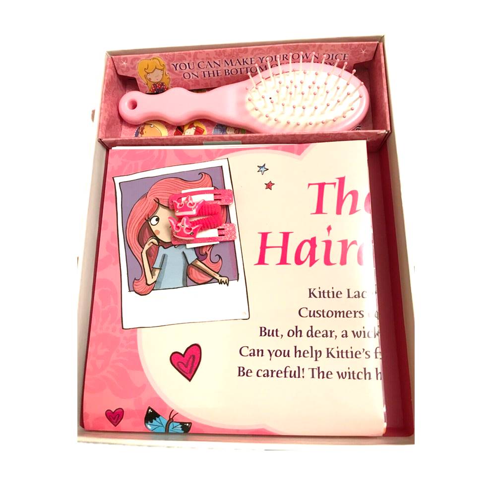 The Fairytale Hairdresser Playbox นิทานภาพ และเซตเล่นแต่งผมนางฟ้า สำหรับสาวน้อย หนังสือ หวีแปรง กิ๊บแต่งผม