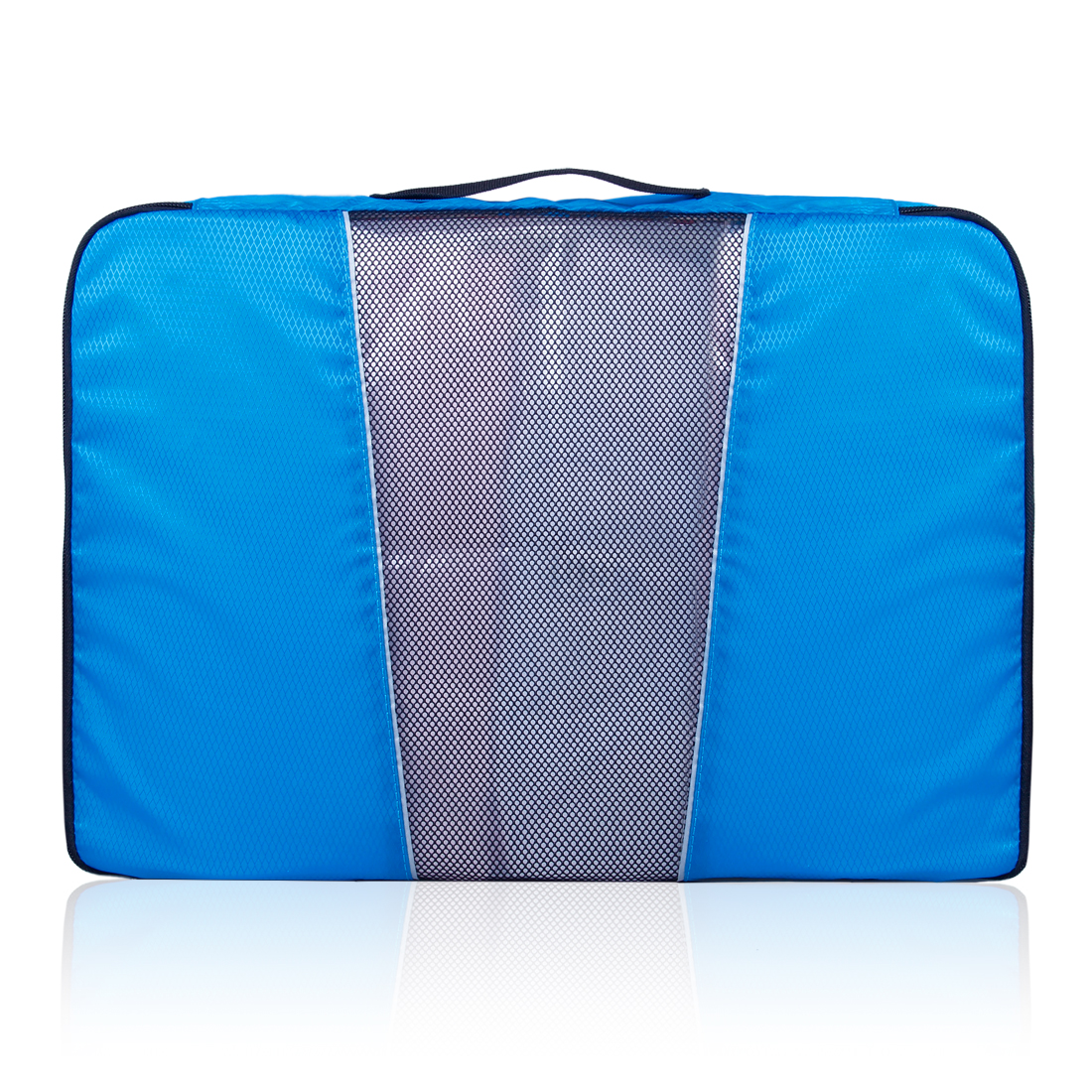 Bagsmart กระเป๋าจัดระเบียบเดินทาง 4 ใบ กันน้ำ พกพาสะดวก ใส่เสื้อผ้า, อุปกรณ์ไอที, อุปกรณ์น้ำ และรองเท้า (Blue)