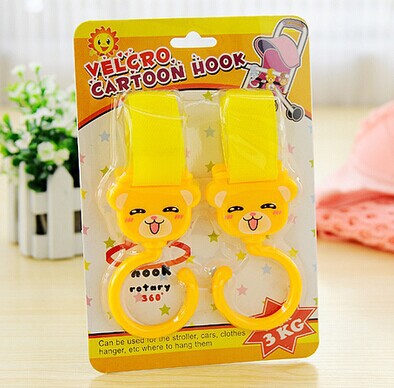 [แพคคู่] NanaBaby ตะขอแขวนรถเข็น ที่แขวนรถเข็น ตะขอรถเข็นเด็ก Stroller Hook ตะขอเกี่ยวรถเข็น ที่แขวนของรถเข็น ที่แขวนรถเข็นเด็ก การ์ตูนน่ารัก