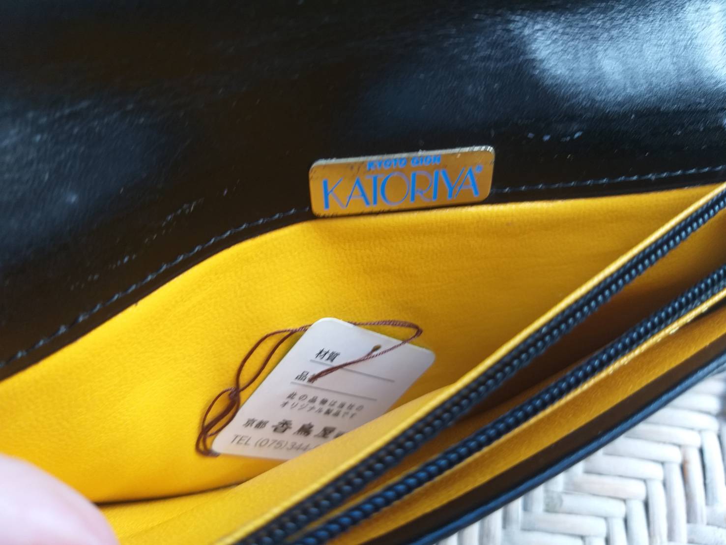 กระเป๋าสตางค์หนังงูแท้ KATORIYA หนังแท้ทั้งใบ (ของใหม่)
