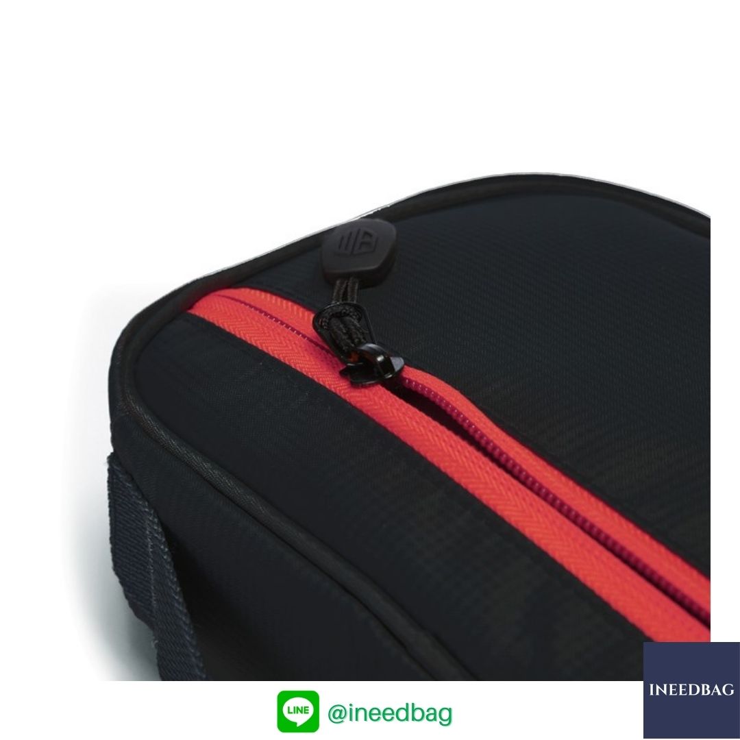 ฺBagsmart กระเป๋าจัดระเบียบอิเล็กทรอนิกส์ กระเป๋าใส่สายชาร์จ กระเป๋าใส่ฮาร์ดดิสก์ กระเป๋าใส่อุปกรณ์ไอที มีสองชั้น ช่องเยอะพิเศษ มีหูหิ้วพกพาสะดวก (ดำ-แดง)