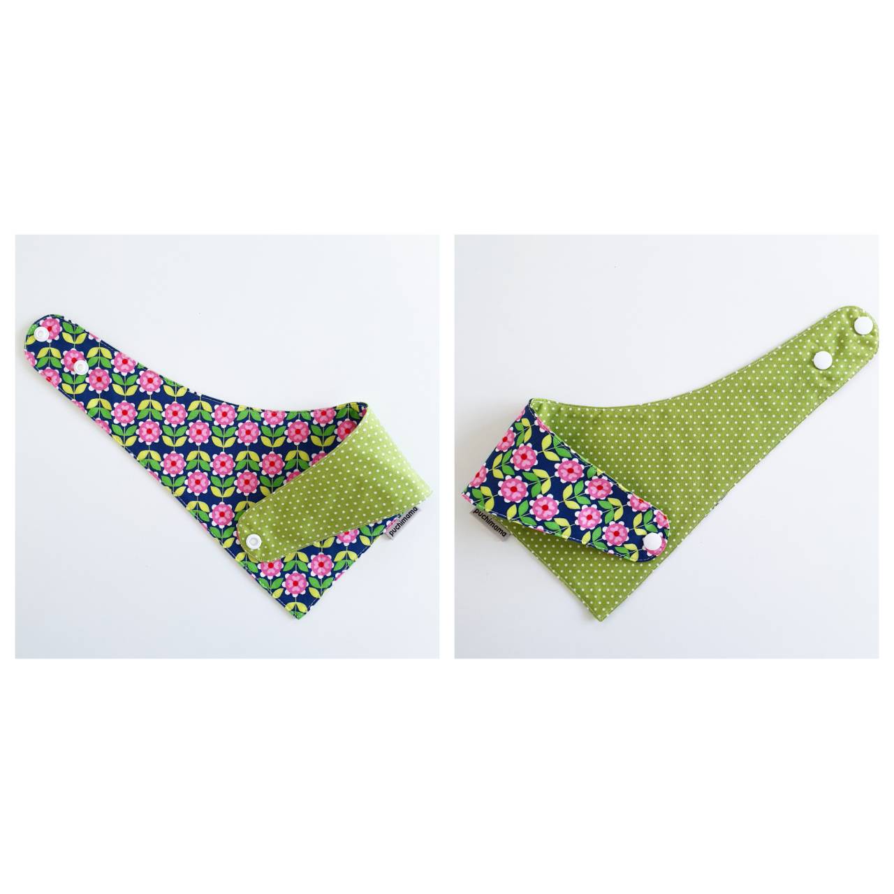 Puchimama "Reversible Bandana" Bib