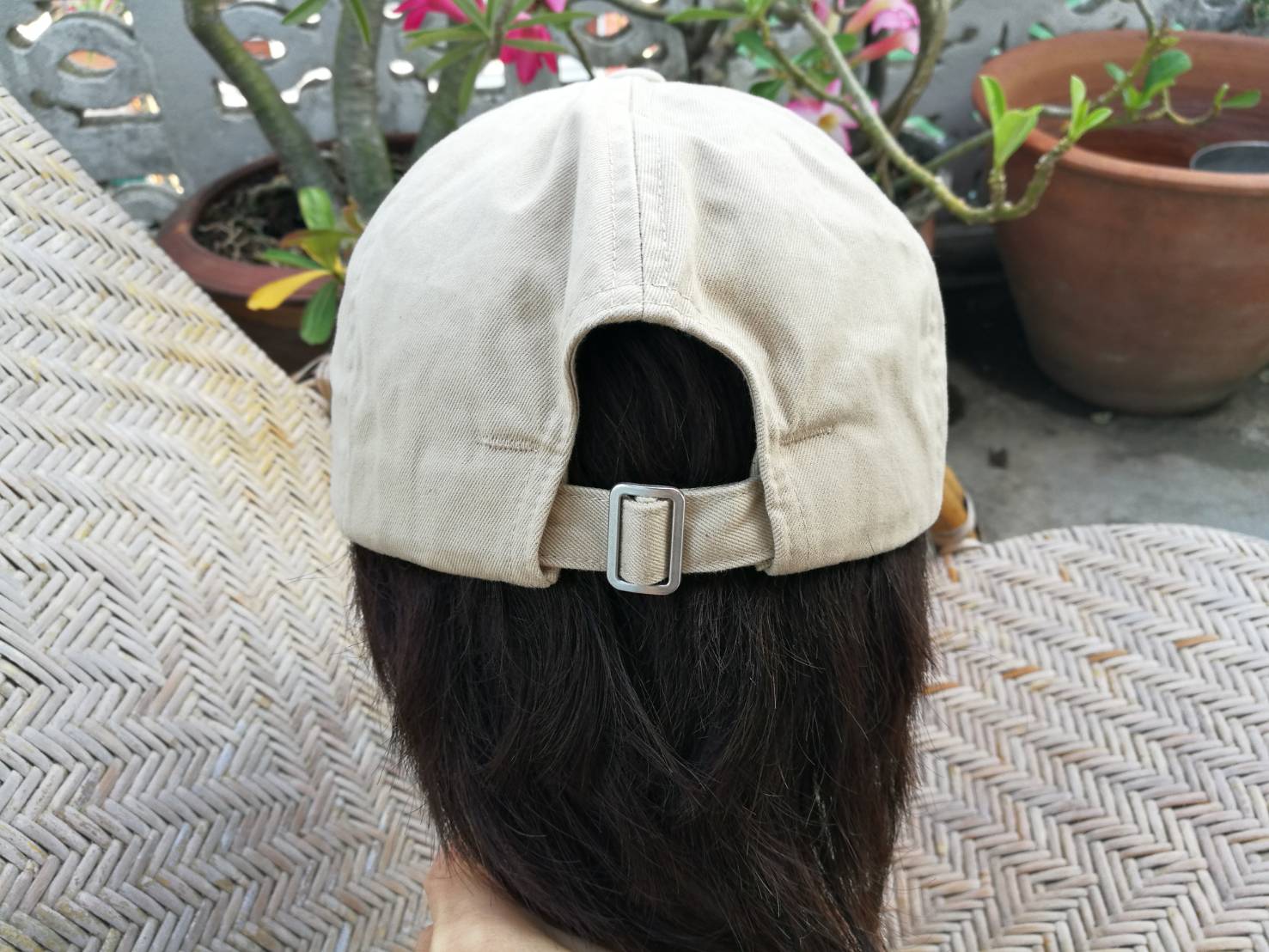 หมวกแก๊ป Uniqlo สีกากี (ของใหม่)