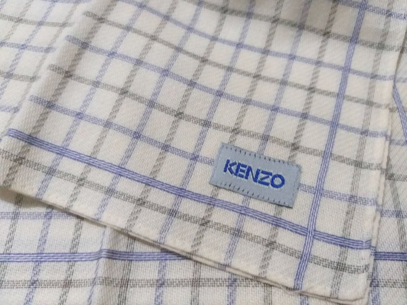 ผ้าเช็ดหน้าแบรนด์เนม KENZO ผ้าเช็ดหน้าชาย