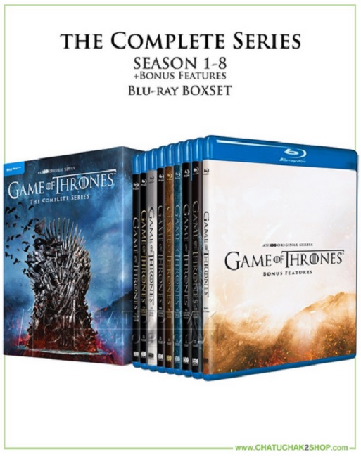 (Pre-Order) (Blu-Ray Boxset) Game of Thrones: The Complete Series มหาศึกชิงบัลลังก์ ฉบับสมบูรณ์ ปี 1-8