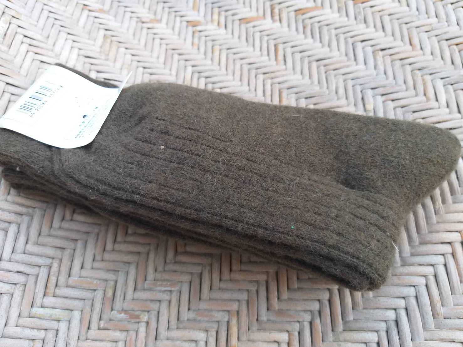 ถุงเท้าชาย 2 คู่ ผสมขนสัตว์ ใส่หน้าหนาวอุ่นมาก