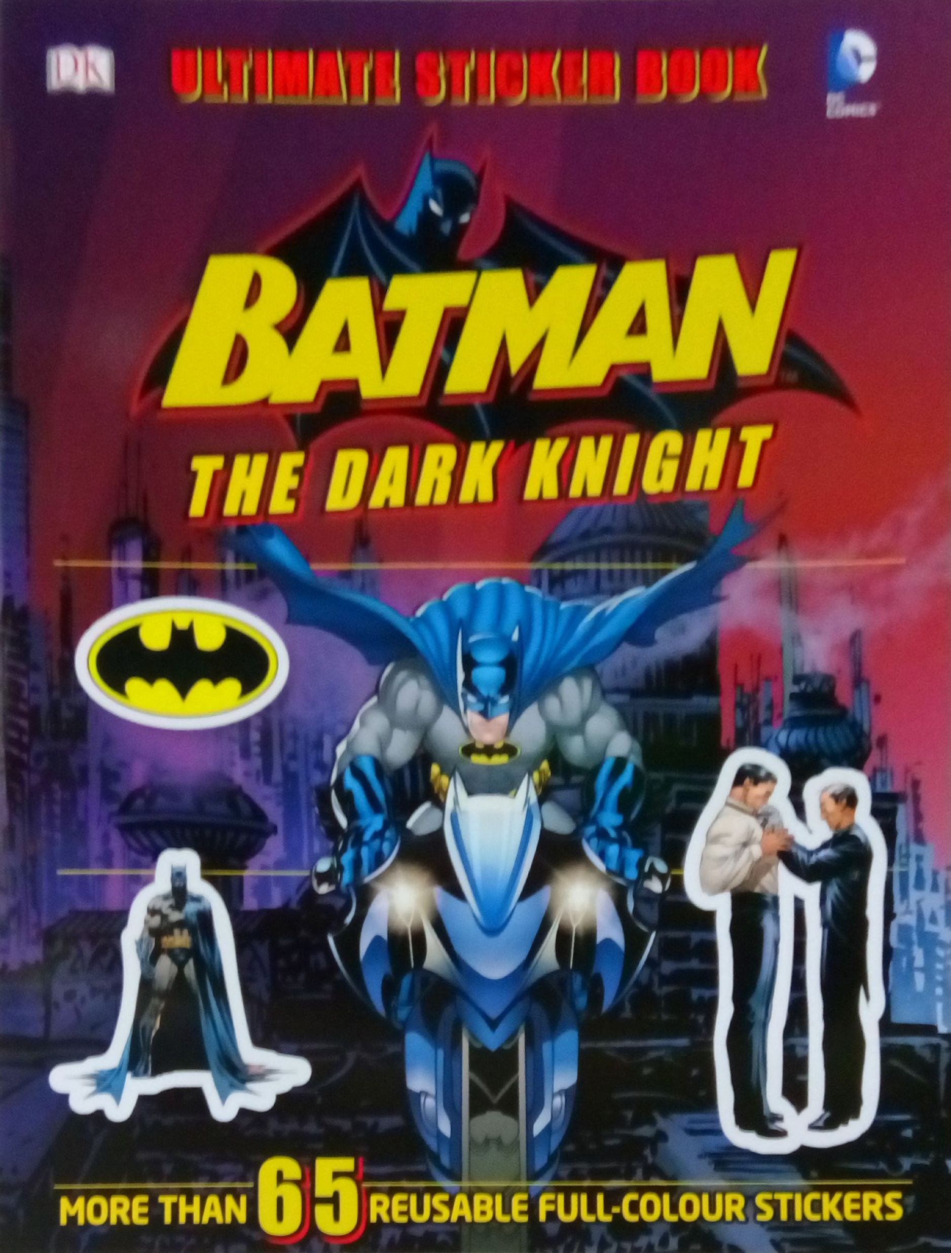 DK Ultimate Amazing Sticker Book : DC Comics : Batrman : 65 Reusable เซตหนังสือสติกเกอร์ แบทแมน 4 เล่ม