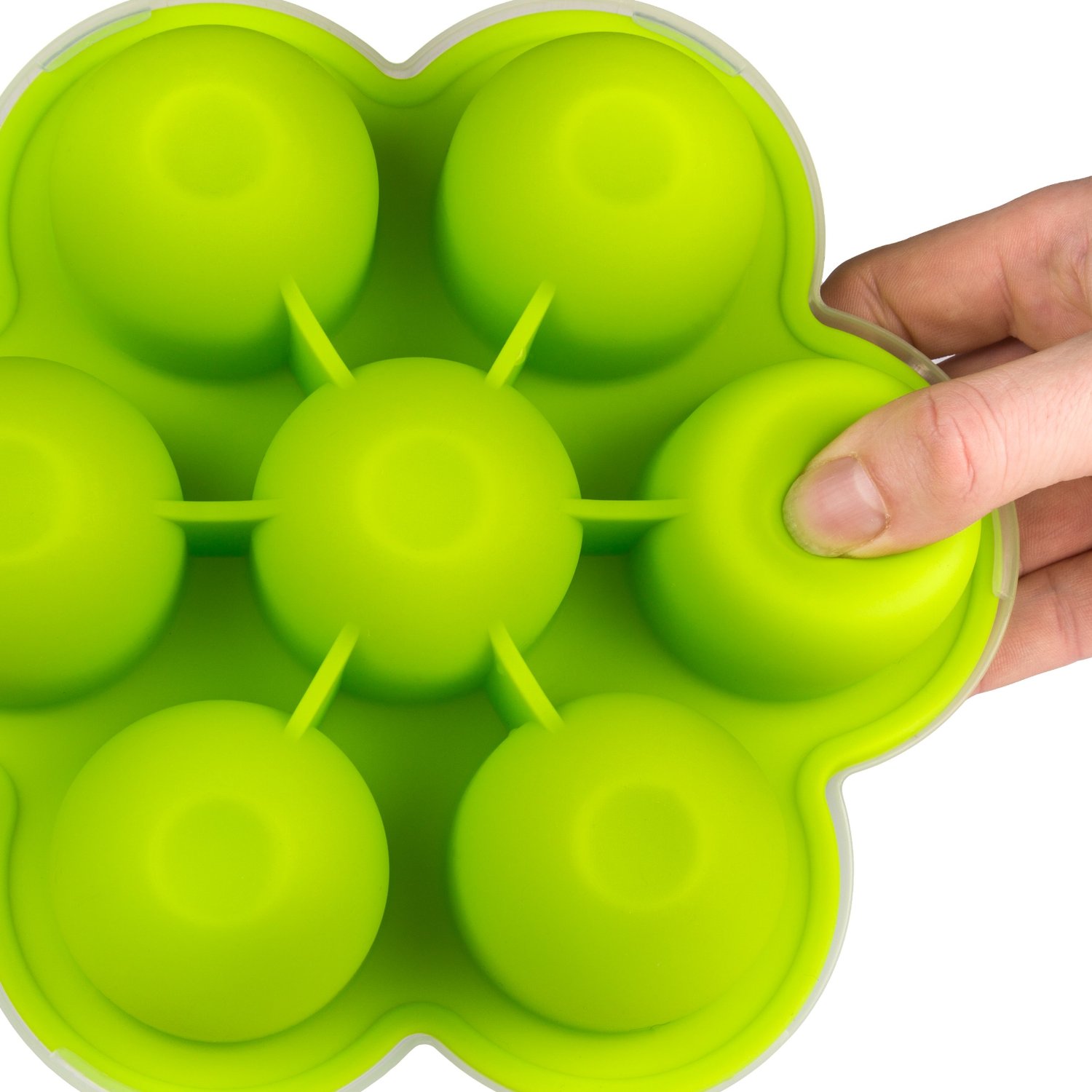 ถาดซิลิโคนเด็ก ชุดถาดซิลิโคนฟรีซเก็บอาหารเด็กอ่อน มีฝาปิด NanaBaby Food Storage Silicone Container