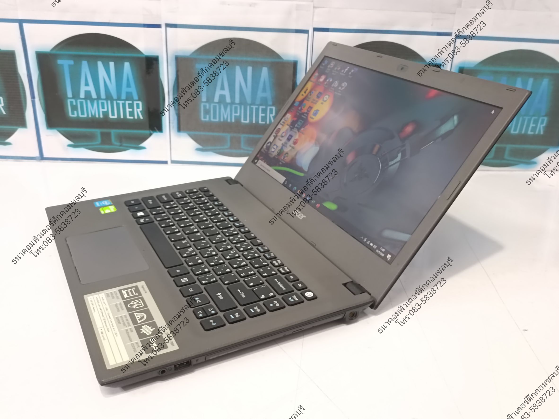 (8,900)Notebook ACER I7-Gen5 Ram8GB SSD240GB VGA 2GB