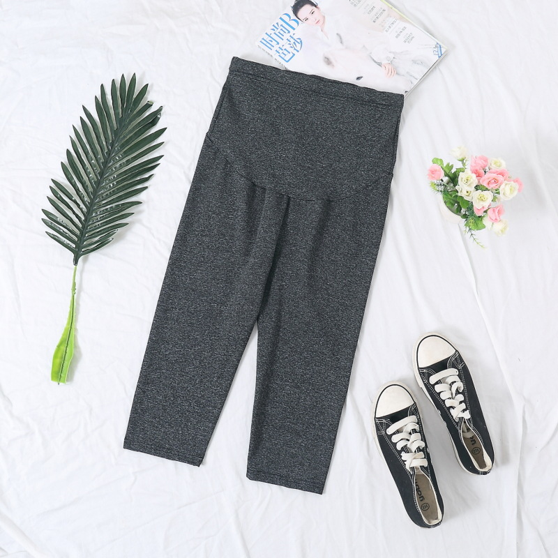 กางเกงเลคกิ้งคนท้อง กางเกงคนท้อง ขาสามส่วน เนื้อผ้านิ่มเด้ง ใส่สบาย