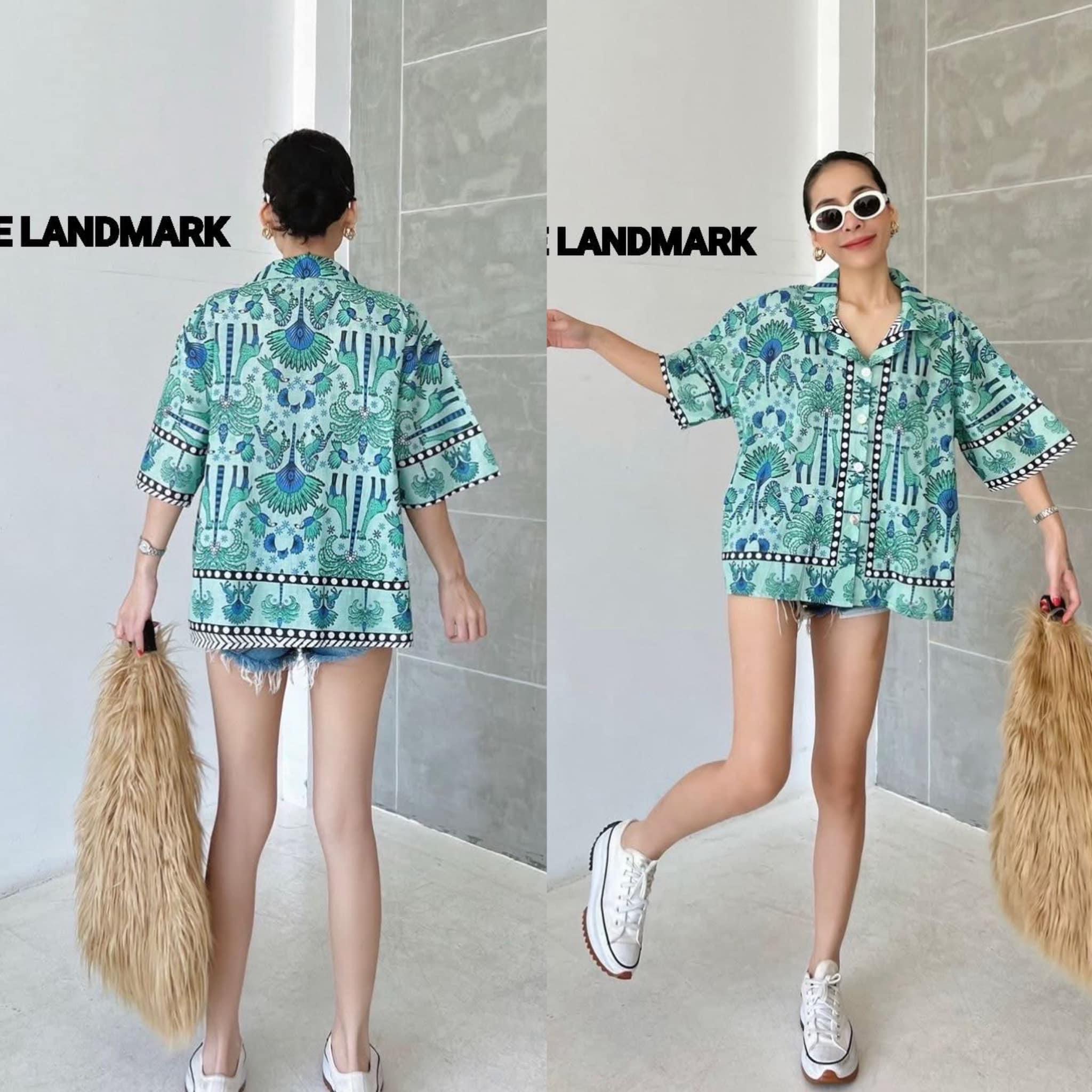 เสื้อเชิ้ตผ้าบล็อคคอทตอลอินเดีย กระดุมผ่าหน้า ฟรีไซส์ แขนยาวกำลังดี ลายผ้าสวยสดใส แพทเทิร์นใส่สบาย ใส่สบาย : สินค้าคุณภาพ (พร้อมส่ง)