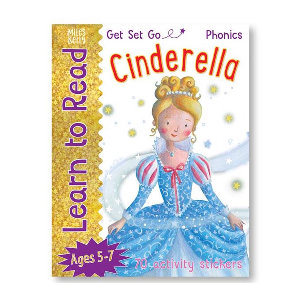 Miles Kelly : Learn to Read : Get Set Go Phonics Age 5-7 : Classic Fairly Tales 3 Books Collection : เซตหนังสือหัดอ่านภาษาอังกฤษโฟนิกส์ 3 เล่ม Goldilocks + Cinderella + Puss in Boots