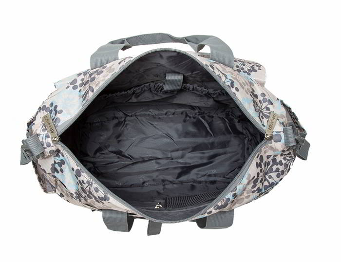 Ecosusi กระเป๋าคุณแม่ กระเป๋าสัมภาระคุณแม่ กระเป๋าแม่ลูกอ่อน แขวนรถเข็นเด็กได้ หิ้ว หรือสะพายไหล่ได้ (Grey)