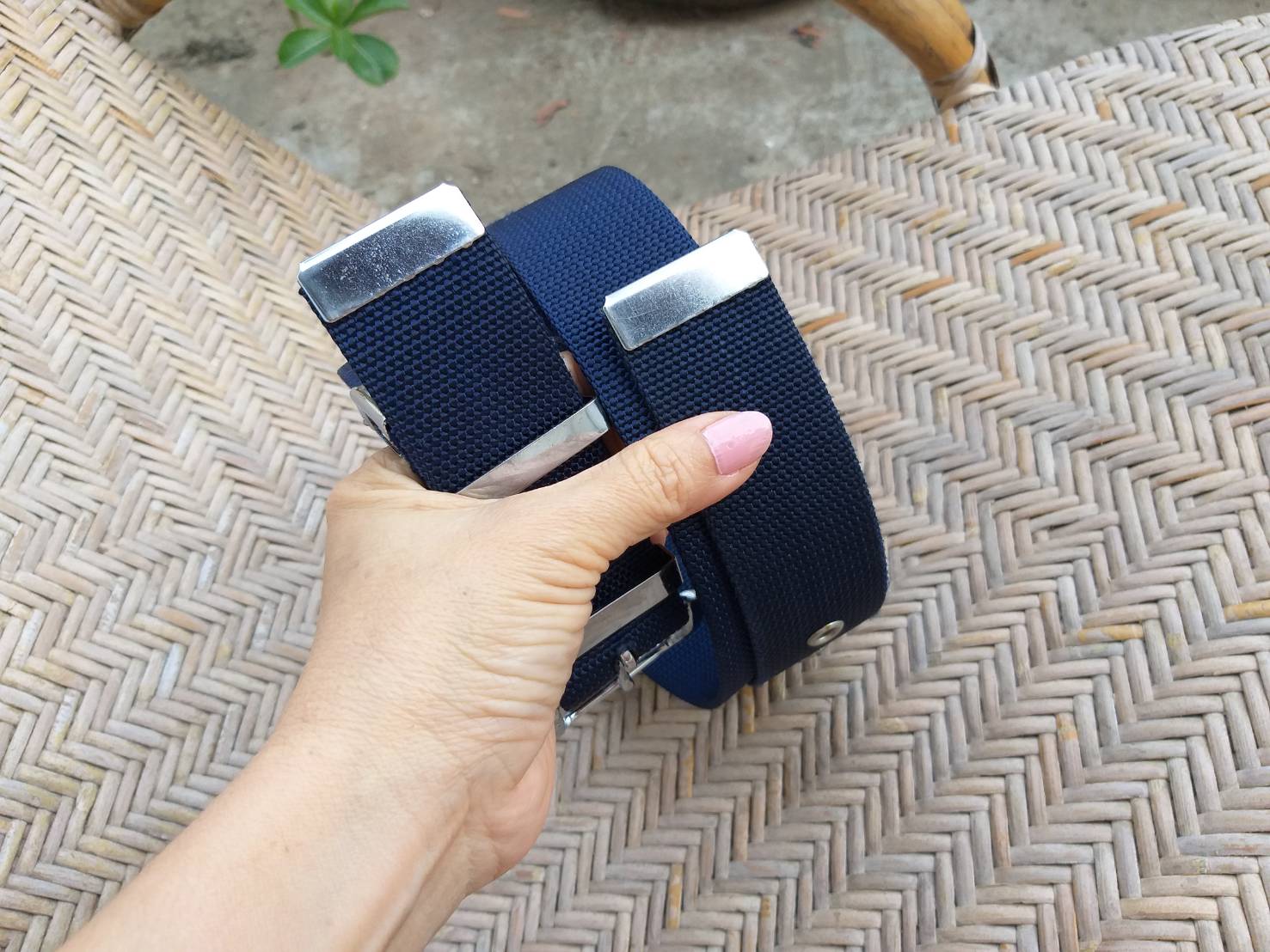 เข็มขัดชาย สวยมาก สีกรมทอ.