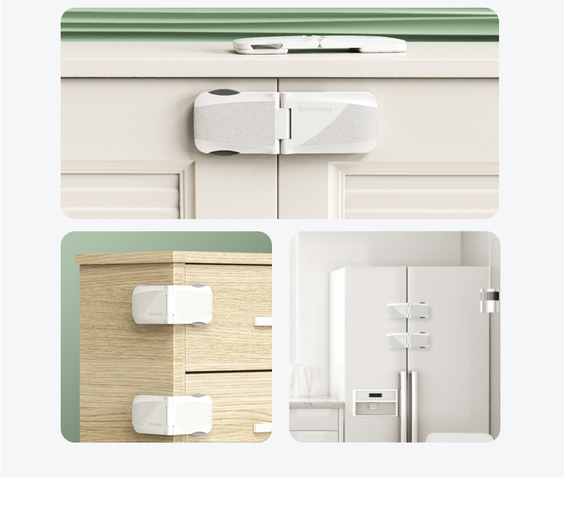 ที่ล็อคตู้ ที่ล็อคประตู ที่ล็อคตู้เย็น ที่ล็อคลิ้นชัก “รุ่นฝาพับ” เพื่อความปลอดภัยสำหรับเด็ก มาตราฐาน UK