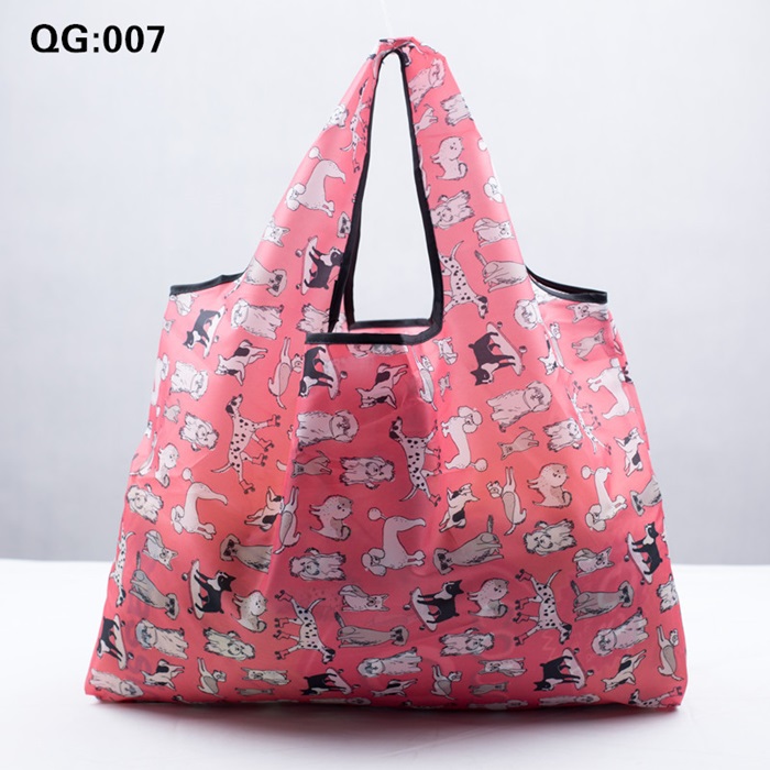 กระเป๋าช้อปปิ้งพับได้ ขนาดพกพา ผลิตจากโพลีเอสเตอร์ ทนทาน น้ำหนักเบา ซักเครื่องได้ (Reusable Grocery Bags, Grocery Tote Foldable, Ripstop Polyester Reusable Shopping Bags, Washable, Durable and Lightweight)