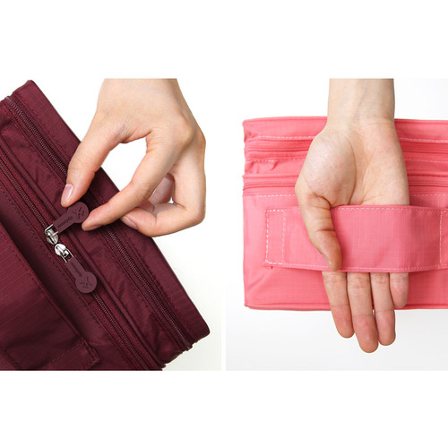 กระเป๋าใส่รองเท้าสำหรับเดินทาง กันน้ำได้ ถือพกพาสะดวก มี 6 สีให้เลือก