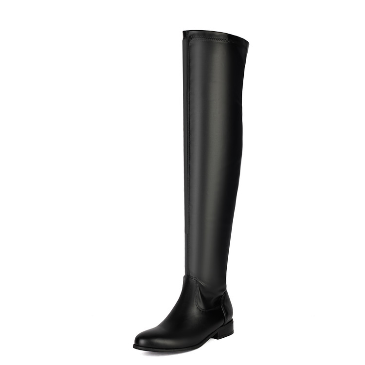 รองเท้าไซส์ใหญ่ 46 48 Long Boot Matte บู้ทยาวไซส์ใหญ่ บู๊ทยาวเหนือเข่าไซส์ใหญ่ CHOWY KR1212