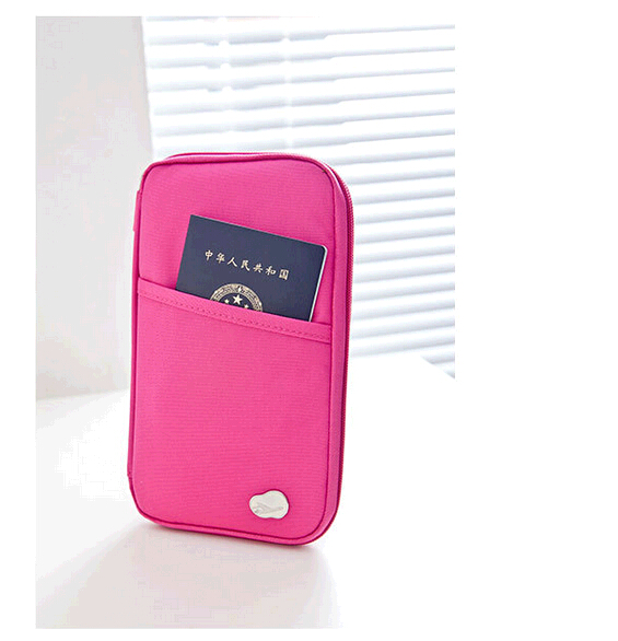 กระเป๋าใส่พาสปอร์ต กระเป๋าใส่หนังสือเดินทาง อเนกประสงค์ มีสายคล้องมือ ใส่เอกสารได้เยอะ พกพาสะดวก กันน้ำ คุณภาพดี