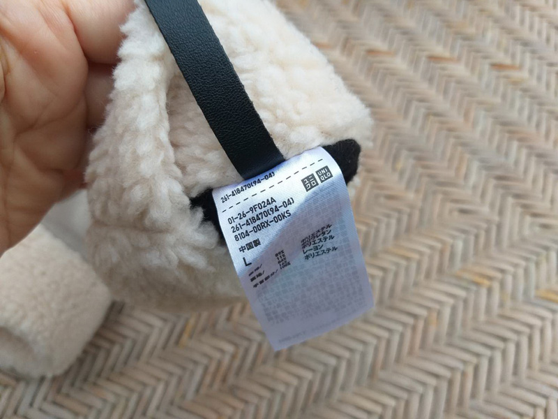 ถุงมือ Uniqlo บุผ้าฟลีซด้านใน